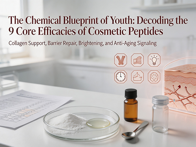 The 9 Core Cosmetic Peptides | Liquid-Phase Synthesis Manufacturer — Shaanxi Sunrise