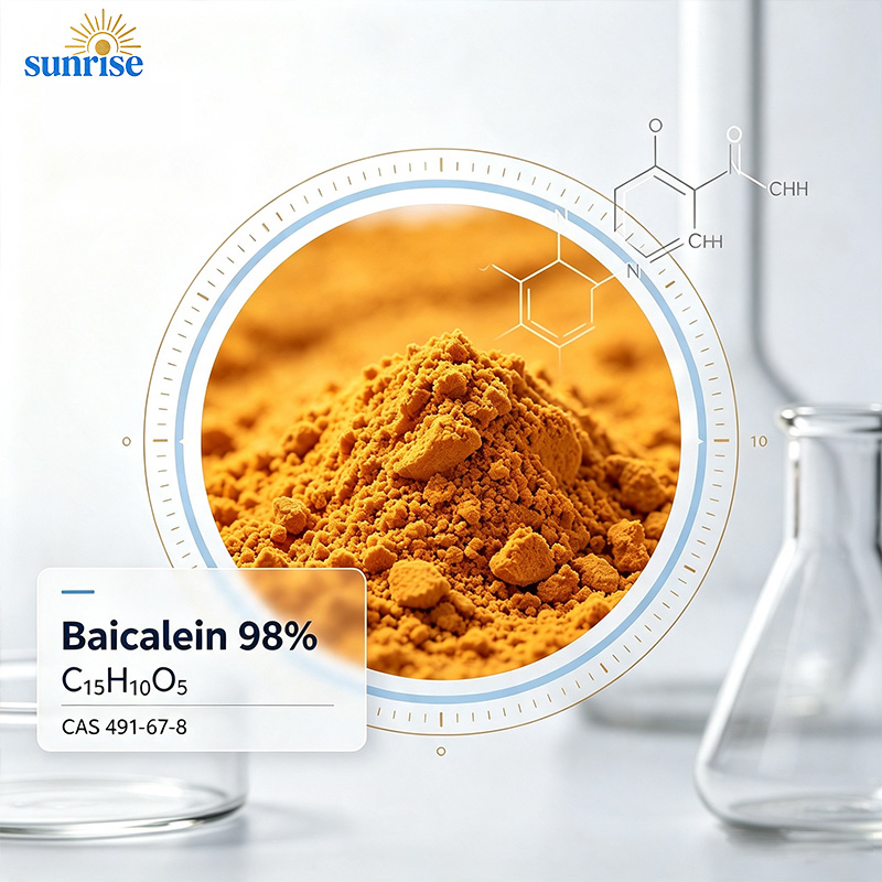 98% Baicalein Powder CAS 491-67-8 | Botanical Extract Supplier