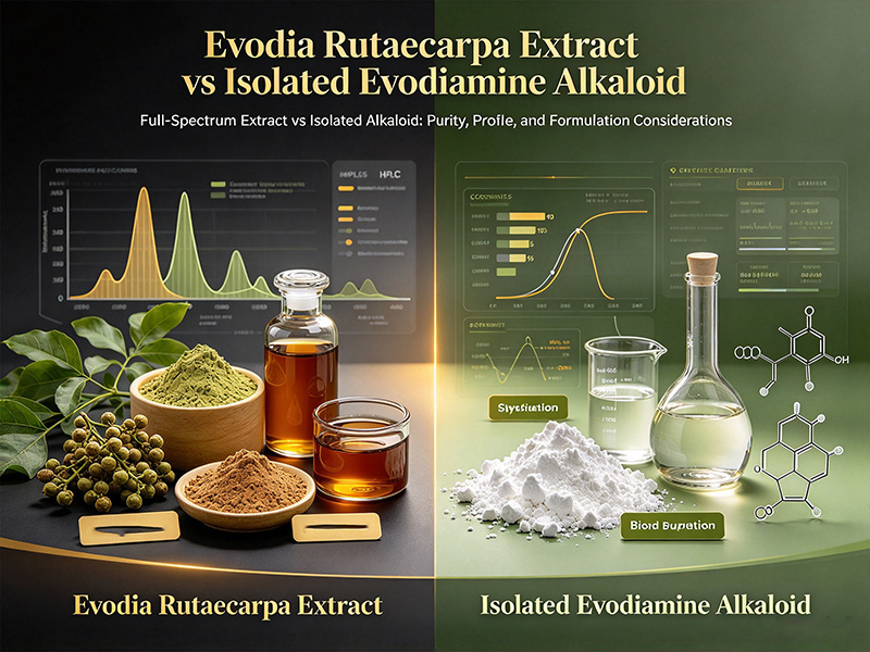  Evodia Extract vs 98% Evodiamine: Formulator Guide