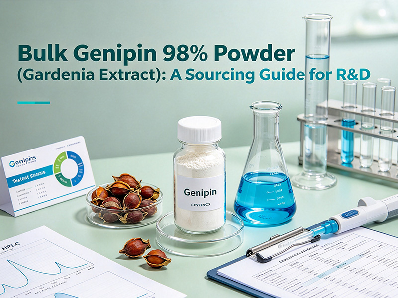 Genipin 98% Powder (Gardenia Extract): Bulk Sourcing Guide