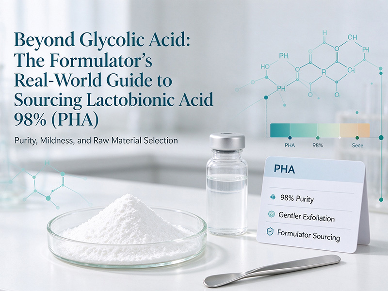 Bulk Lactobionic Acid 98% Powder (Cosmetic PHA): Sourcing Guide
