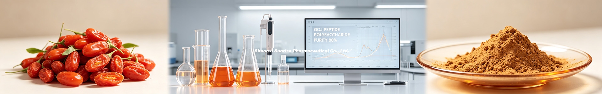 standardized Goji Berry Peptide ≥80% Powder 2